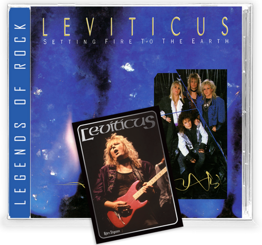 Leviticus - Setting Fire To The Earth (*New CD, 2021) w/LTD Trading Card, 80's Metal