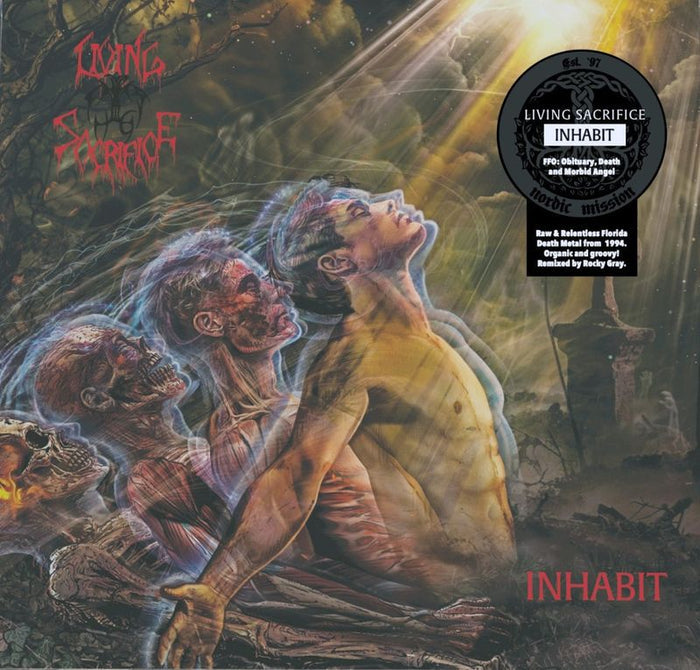 Living Sacrifice - Inhabit (Vinyl, 2025, Nordic Mission) Import, Remixed Death Metal!