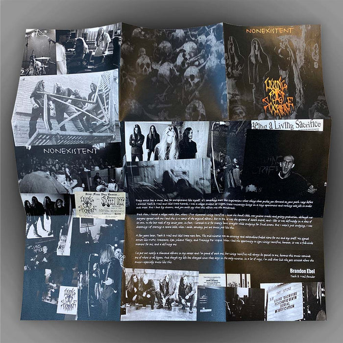 LIVING SACRIFICE - NONEXISTENT +1 Bonus (*NEW-CD, 2023, Nordic Mission) Remixed & Remastered!