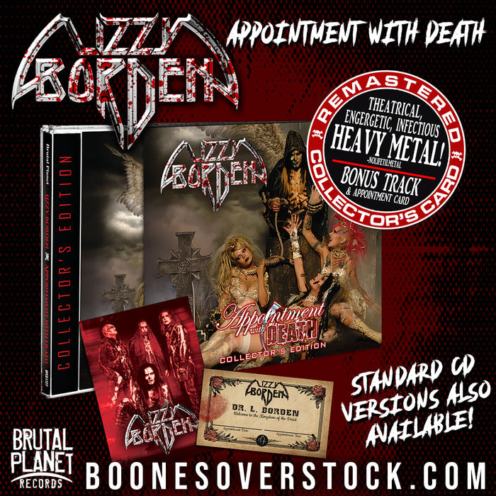 Lizzy Borden - Appointment With Death + 1 (Deluxe Collector's CD, 2025) Only 500 pressed