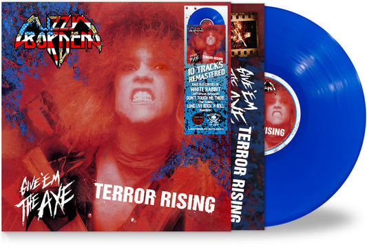 Lizzy Borden - Give 'Em the Axe & Terror Rising (*Blue Vinyl, 2025, Brutal Planet) *BUMPED & BRUISED