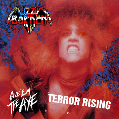 Lizzy Borden - Give 'Em the Axe & Terror Rising (*Blue Vinyl, 2025, Brutal Planet) *BUMPED & BRUISED