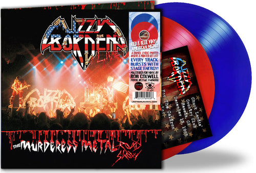Lizzy Borden - The Murderess Metal Road Show: 40th Anniversary (2-LP Red & Blue Vinyl, 2026) Webstore Excl. w Set List-Ltd 200 copies