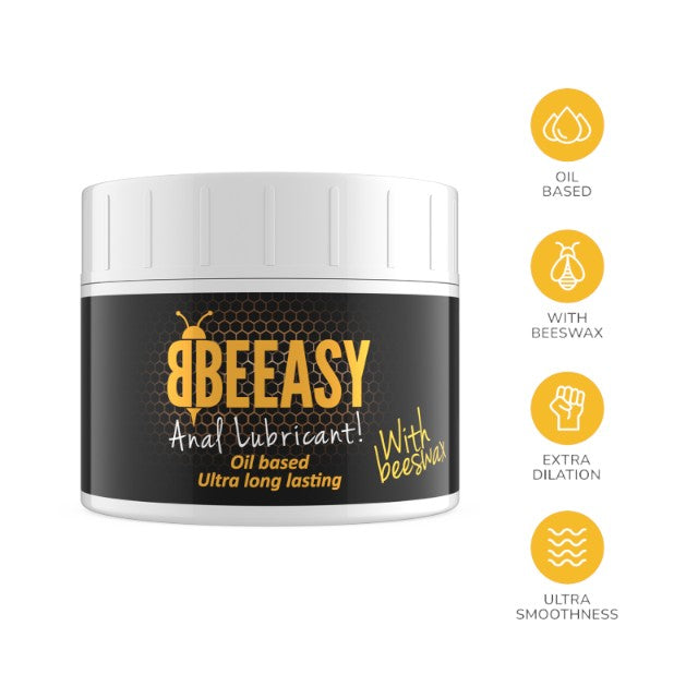 Lubrifiant anal BEEASY, pe bază de ulei, cu ceară de albine, efect de lungă durată, 150 ml