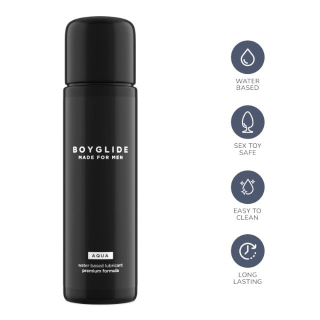 Lubrifiant anal BOYGLIDE Made for Men - Aqua, pe bază de apă, compatibil cu prezervative, 100 ml