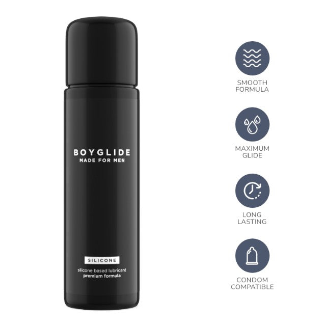 Lubrifiant anal BOYGLIDE Made for Men - Silicone, pe bază de silicon, rezistent la apă, compatibil cu prezervative, 100 ml