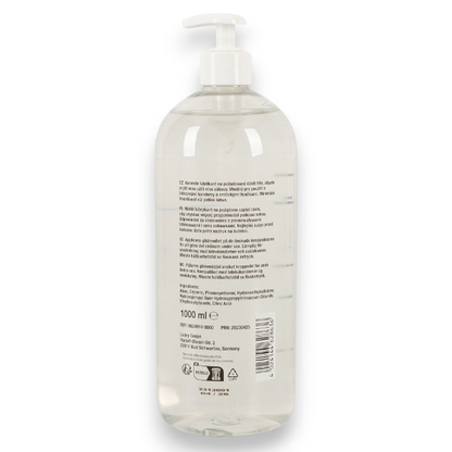 Lubrifiant anal JUST GlIDE Anal Lubricant, pe bază de apă, formulă vegană, fără parfum, pH optimizat, 1000 ml
