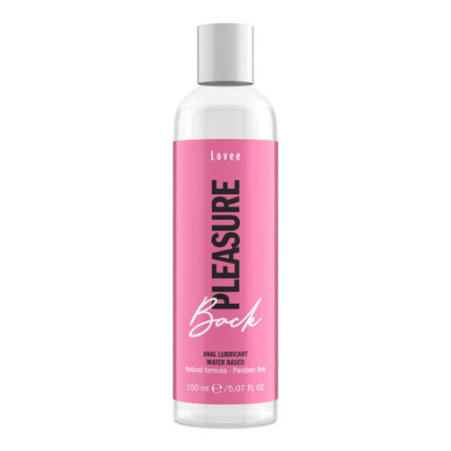 Lubrifiant anal LOVEE Back Pleasure, pe bază de apă, formulă naturală, fără parabeni, compatibil cu prezervative, 150 ml