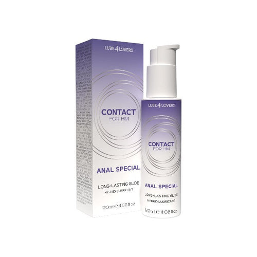 Lubrifiant anal LUBE4LOVERS Anal Special, formulă hibridă, lubrifiere de lungă durată, textură mătăsoasă, 120 ml