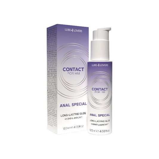 Lubrifiant anal LUBE4LOVERS Anal Special, formulă hibridă, lubrifiere de lungă durată, textură mătăsoasă, 120 ml