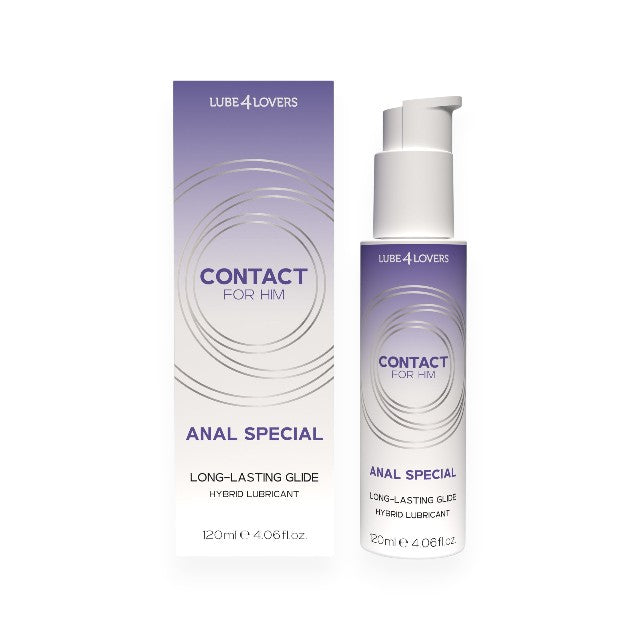 Lubrifiant anal LUBE4LOVERS Anal Special, formulă hibridă, lubrifiere de lungă durată, textură mătăsoasă, 120 ml
