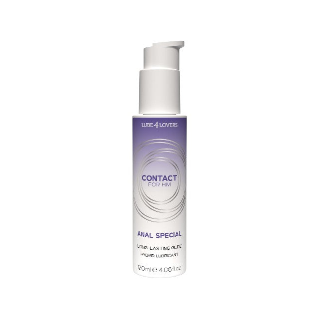 Lubrifiant anal LUBE4LOVERS Anal Special, formulă hibridă, lubrifiere de lungă durată, textură mătăsoasă, 120 ml