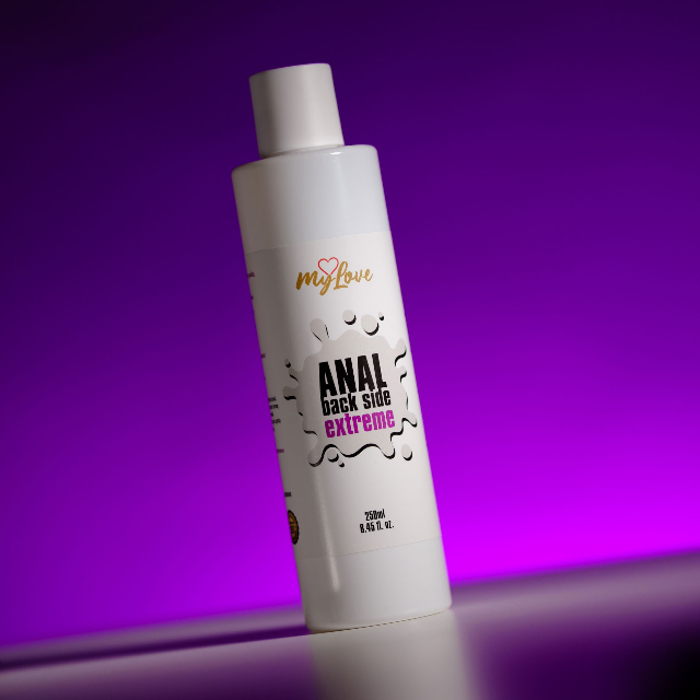 Lubrifiant anal MYLOVE Anal Back Side Extreme, pentru sex anal și acte sexuale dure, textură groasă, 250 ml