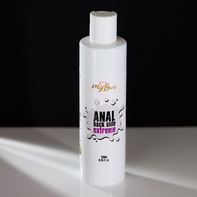 Lubrifiant anal MYLOVE Anal Back Side Extreme, pentru sex anal și acte sexuale dure, textură groasă, 250 ml