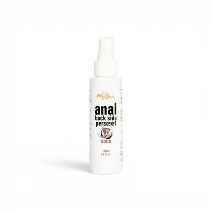 Lubrifiant anal MYLOVE Anal Back Side Personal, pe bază de apă, textură groasă și mătăsoasă, cu miros de cocos, 100 ml