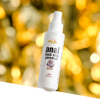 Lubrifiant anal MYLOVE Anal Back Side Personal, pe bază de apă, textură groasă și mătăsoasă, cu miros de cocos, 100 ml