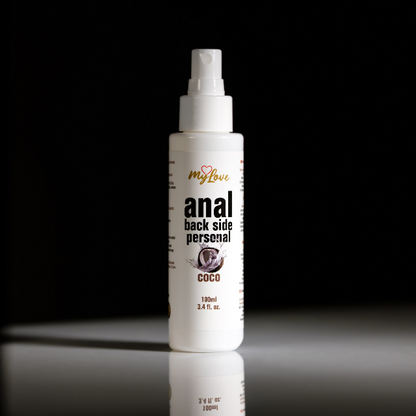 Lubrifiant anal MYLOVE Anal Back Side Personal, pe bază de apă, textură groasă și mătăsoasă, cu miros de cocos, 100 ml