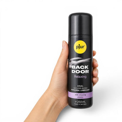 Lubrifiant anal Pjur Back Door Relaxing Anal Glide, pe bază de silicon, 250 ml