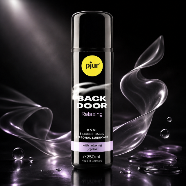 Lubrifiant anal Pjur Back Door Relaxing Anal Glide, pe bază de silicon, 250 ml