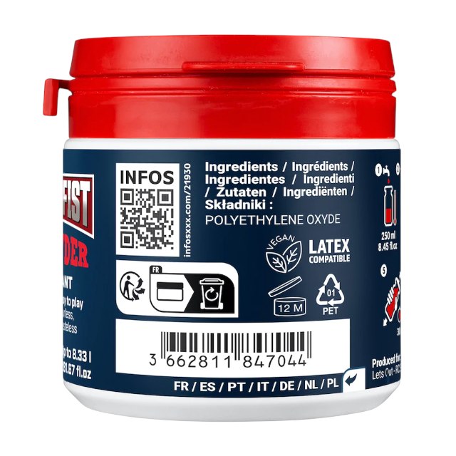 Lubrifiant anal pudră FUCK & FIST FF Powder, pentru fisting, fără parfum, fără gust, 100 g