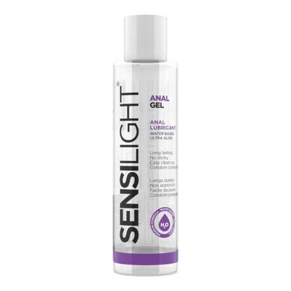 Lubrifiant anal SENSILIGHT Anal Gel, pe bază de apă, cu efect de lungă durată, compatibil cu prezervative, 150 ml