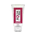 Lubrifiant cu aromă AQUA TRAVEL Wild Raspberry, pe bază de apă, cu gust delicios de zmeură sălbatică, 50 ml