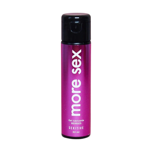 Lubrifiant cu aromă SEXITIVE More Sex - Berries, pe bază de apă, cu aromă de fructe de pădure, 50 ml (PTS)