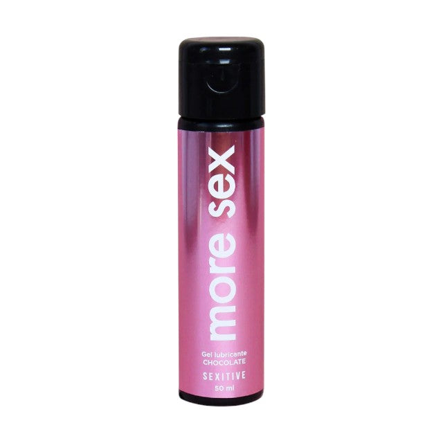 Lubrifiant cu aromă SEXITIVE More Sex - Chocolate, pe bază de apă, cu aromă de ciocolată, 50 ml