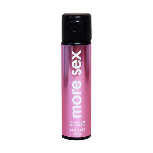 Lubrifiant cu aromă SEXITIVE More Sex - Chocolate, pe bază de apă, cu aromă de ciocolată, 50 ml (PTS)