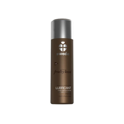 Lubrifiant cu aromă SWEDE Fruity Love Lubricant, pe bază de apă, aromă de ciocolată neagră, 50 ml (maro)