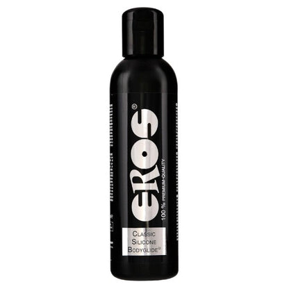 Lubrifiant EROS Classic Silicone Bodyglide, pe bază de silicon, efect de lungă durată, compatibil cu prezervative, 500 ml
