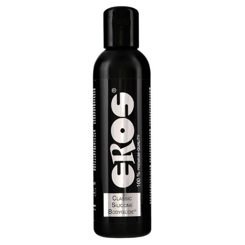Lubrifiant EROS Classic Silicone Bodyglide, pe bază de silicon, efect de lungă durată, compatibil cu prezervative, 500 ml