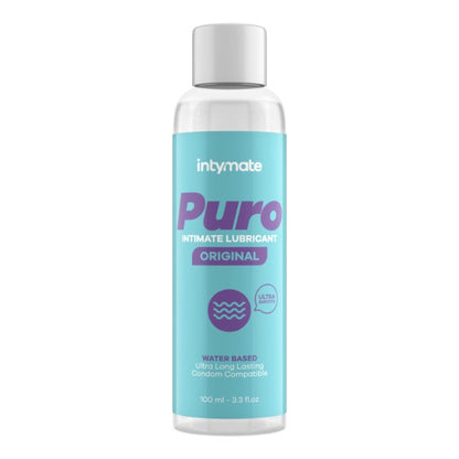 Lubrifiant INTYMATE Puro Original, pe bază de apă, efect de lungă durată, potrivit și pentru lubrifiere anală, 100 ml