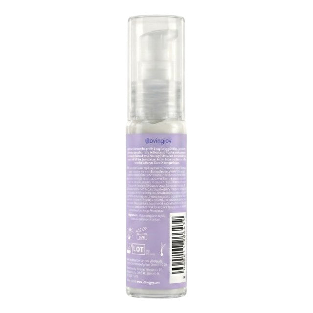 Lubrifiant pe bază de apă LOVING JOY Silky Lube, hidratant, vegan, compatibil cu jucării intime și prezervative, 30 ml