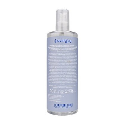 Lubrifiant pe bază de apă LOVING JOY Slide Lube, hidratant, vegan, compatibil cu jucării intime și prezervative, 500 ml