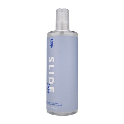 Lubrifiant pe bază de apă LOVING JOY Slide Lube, hidratant, vegan, compatibil cu jucării intime și prezervative, 500 ml