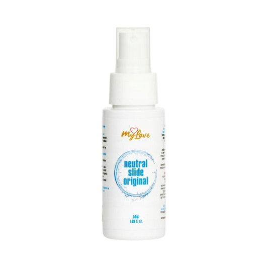 Lubrifiant pe bază de apă MYLOVE Neutral Slide Original, textură mătăsoasă, fără parfum, 50 ml