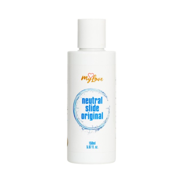 Lubrifiant pe bază de apă MYLOVE Neutral Slide Original, textură mătăsoasă, fără parfum, 150 ml