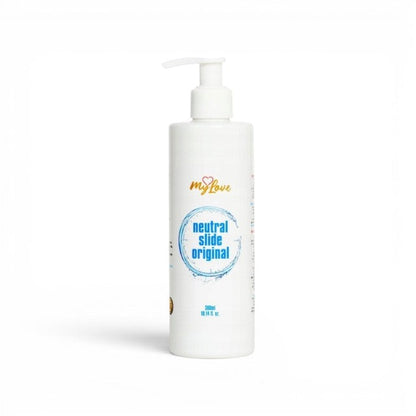 Lubrifiant pe bază de apă MYLOVE Neutral Slide Original, textură mătăsoasă, fără parfum, 300 ml