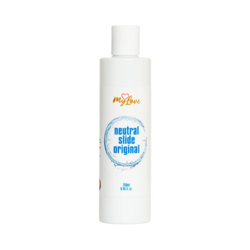 Lubrifiant pe bază de apă MYLOVE Neutral Slide Original, textură mătăsoasă, fără parfum, 250 ml