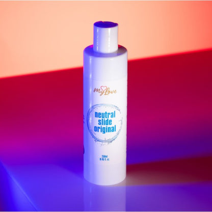 Lubrifiant pe bază de apă MYLOVE Neutral Slide Original, textură mătăsoasă, fără parfum, 250 ml