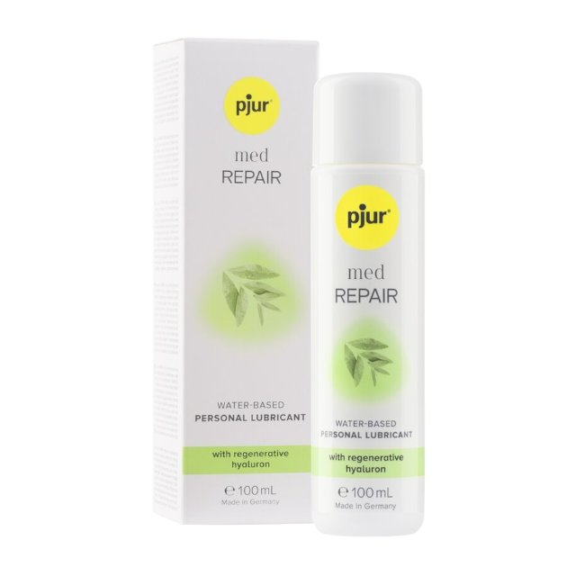 Lubrifiant pe bază de apă PJUR Med Repair, cu acid hialuronic, testat dermatologic, fără parabeni, 100 ml