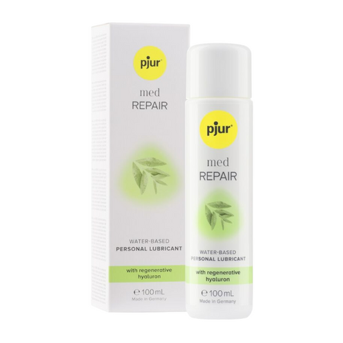 Lubrifiant pe bază de apă PJUR Med Repair, cu acid hialuronic, testat dermatologic, fără parabeni, 100 ml