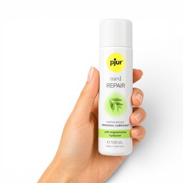 Lubrifiant pe bază de apă PJUR Med Repair, cu acid hialuronic, testat dermatologic, fără parabeni, 100 ml