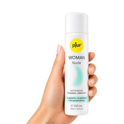 Lubrifiant pe bază de apă PJUR Woman Nude, cu ingrediente naturale, fără parabeni și glicerină, 100 ml