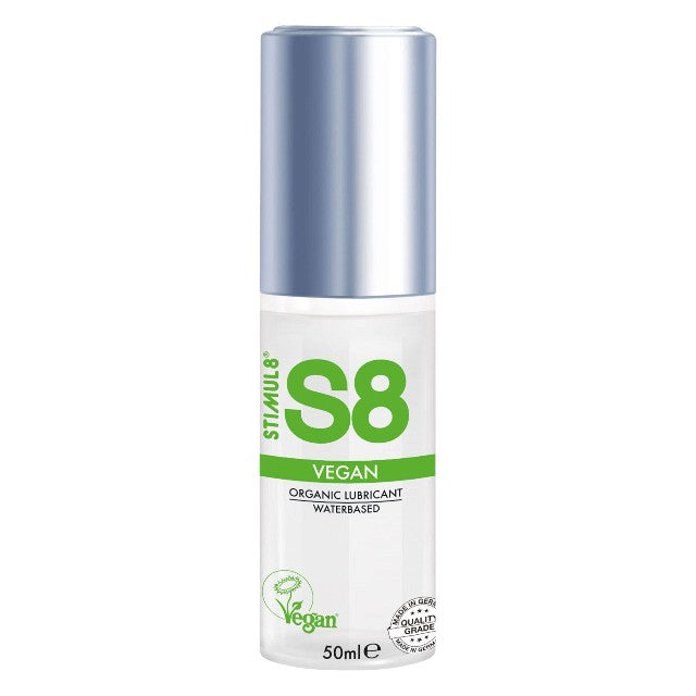 Lubrifiant pe bază de apă S8 Vegan Organic Lubricant, efect de durată, fără parabeni, 50 ml