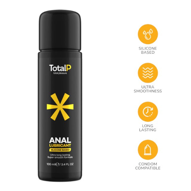 Lubrifiant pe bază de silicon TOTAL-P Total Pleasure, cu vitamina E, efect de lungă durată, 100 ml