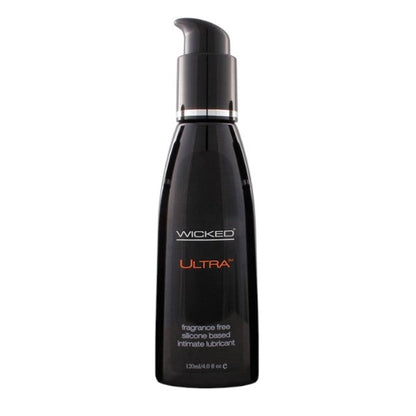 Lubrifiant pe bază de silicon WICKED Ultra, formulă premium cu efect de durată, fără parfum, fără parabeni, 120 ml
