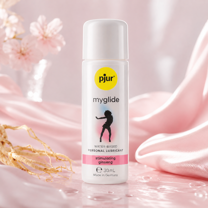 Lubrifiant premium stimulare Pjur My Glide, Ginseng, pentru femei, 30 ml