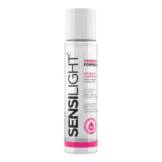 Lubrifiant SENSILIGHT Original Formula, pe bază de apă, cu efect de lungă durată, compatibil cu prezervative, 60 ml